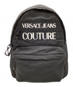 VERSACE JEANS COUTUREヴェルサーチ ジーンズクチュール）の古着「バックパック」｜ブラック