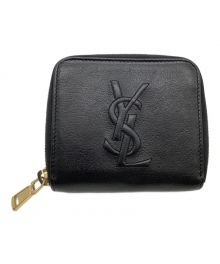 Yves Saint Laurent（イヴサンローラン）の古着「ラウンドファスナー財布」｜ブラック