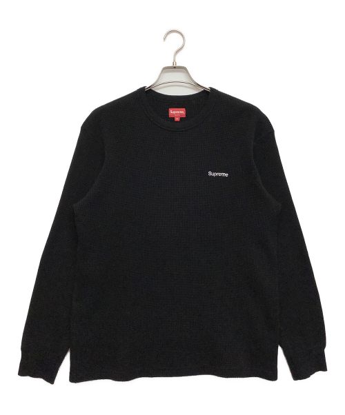 SUPREME（シュプリーム）SUPREME (シュプリーム) サーマルカットソー ブラック サイズ:Mの古着・服飾アイテム