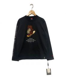 DOUBLE STANDARD CLOTHING（ダブルスタンダードクロージング）の古着「22AW ベアワッペンロングスリーブTシャツ」｜ブラック