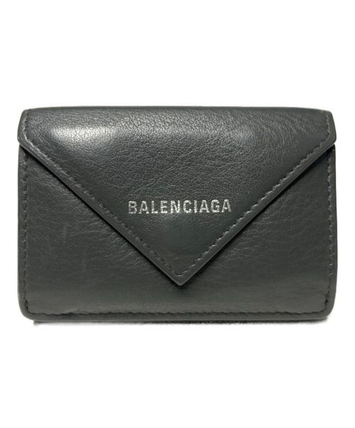 BALENCIAGA（バレンシアガ）BALENCIAGA (バレンシアガ) コンパクトウォレット グレーの古着・服飾アイテム