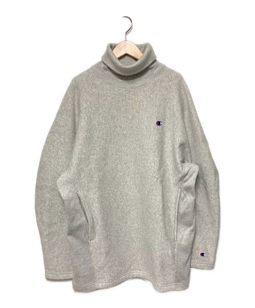 Champion REVERSE WEAVE（チャンピオンリバースウィーブ）Champion REVERSE WEAVE (チャンピオンリバースウィーブ) N.HOOLYWOOD (エヌ ハリウッド) リバースウィーブハイネックスウェットシャツ グレー サイズ:Ｍ 未使用品の古着・服飾アイテム