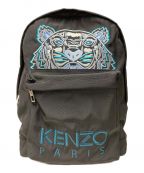 KENZOケンゾー）の古着「CANVAS KAMPUS TIGER BACKPACK」｜ブラック