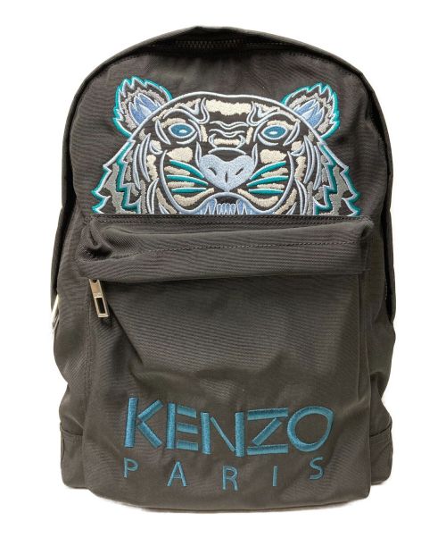 KENZO（ケンゾー）KENZO (ケンゾー) CANVAS KAMPUS TIGER BACKPACK ブラックの古着・服飾アイテム