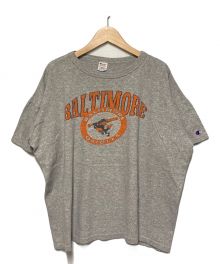 Champion（チャンピオン）の古着「80's BALTIMOREプリントクルーネックTシャツ」｜グレー