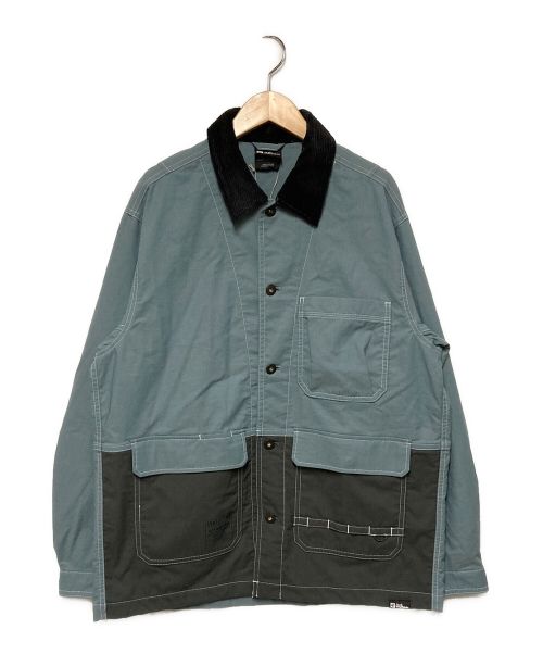 Jack Wolfskin（ジャック ウルフスキン）Jack Wolfskin (ジャック ウルフスキン) JP FIREWOOD WORK JK V2 ブルー×グレー サイズ:Ｍ 未使用品の古着・服飾アイテム