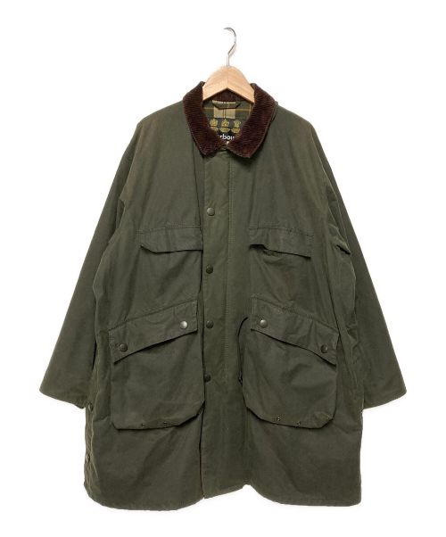 Barbour（バブアー）Barbour (バブアー) KAPTAIN SUNSHINE (キャプテンサンシャイン) オイルトラベラーコート カーキ サイズ:36の古着・服飾アイテム