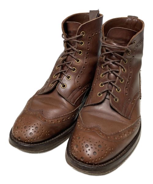 Tricker's（トリッカーズ）Tricker's (トリッカーズ) レースアップブーツ ブラウン サイズ:7.5の古着・服飾アイテム