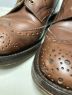 中古・古着 Tricker's (トリッカーズ) レースアップブーツ ブラウン サイズ:7.5：19800円