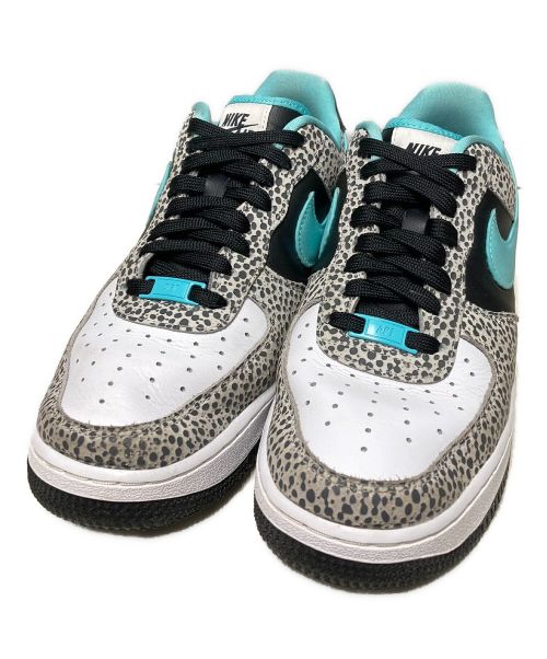 NIKE（ナイキ）NIKE (ナイキ) AIR FORCE 1 LOW BY YOU グレー×ブルー サイズ:US8.5の古着・服飾アイテム