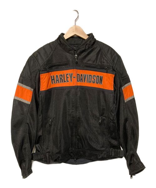 HARLEY-DAVIDSON（ハーレーダビッドソン）HARLEY-DAVIDSON (ハーレーダビッドソン) トレントンメッシュ・ライディングジャケット ブラック サイズ:Ｍ 未使用品の古着・服飾アイテム