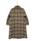 Burberry's (バーバリーズ) リバーシブルノヴァチェックウールステンカラーコート グレー サイズ:9AB2：12800円