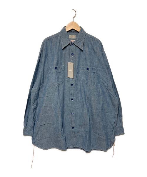 BUZZ RICKSON'S（バズリクソンズ）BUZZ RICKSON'S (バズリクソンズ) BEAMS (ビームス) 別注シャンブレーシャツ ブルー サイズ:16-16 1/2 未使用品の古着・服飾アイテム