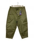 THE NORTHFACE PURPLELABELザ・ノースフェイス パープルレーベル）の古着「Stretch Twil Wide Cropped Pants」｜カーキ