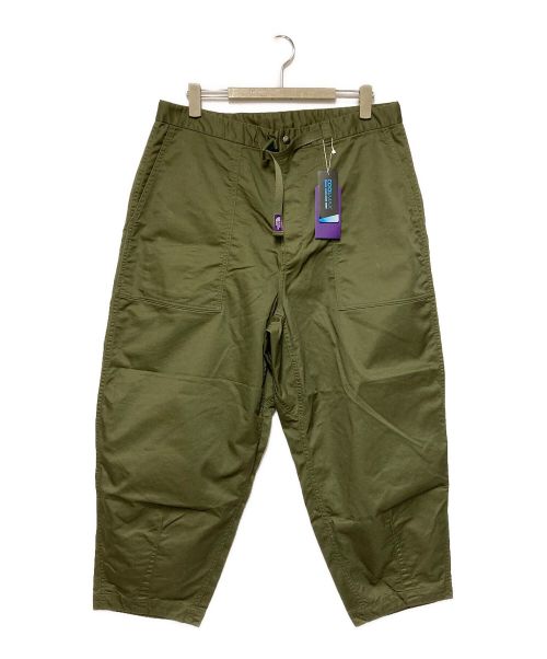 THE NORTHFACE PURPLELABEL（ザ・ノースフェイス パープルレーベル）THE NORTHFACE PURPLELABEL (ザ・ノースフェイス パープルレーベル) Stretch Twil Wide Cropped Pants カーキ サイズ:36 未使用品の古着・服飾アイテム