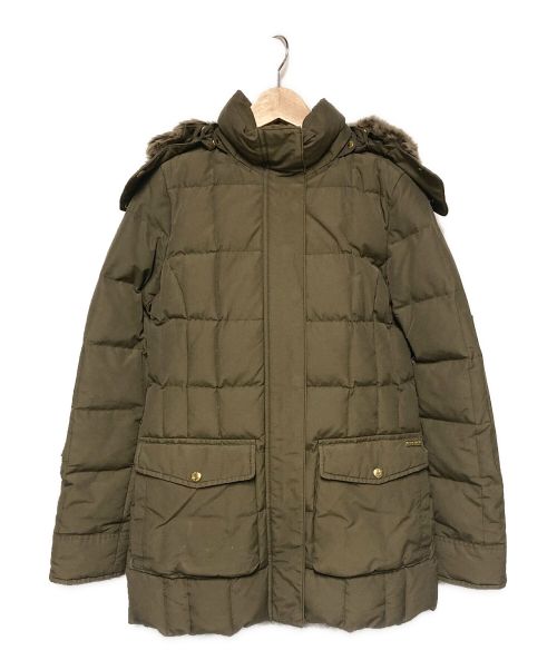 WOOLRICH（ウールリッチ）WOOLRICH (ウールリッチ) BLIZZARD PARKA ラビットファーダウンコート カーキ サイズ:Ｓの古着・服飾アイテム