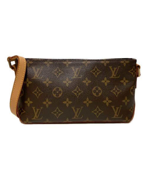 LOUIS VUITTON（ルイ ヴィトン）LOUIS VUITTON (ルイ ヴィトン) モノグラム トロターショルダーバッグ ブラウンの古着・服飾アイテム