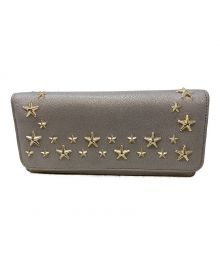 JIMMY CHOO（ジミーチュウ）の古着「スタースタッズウォレット」｜グレー