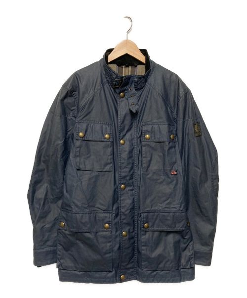 BELSTAFF（ベルスタッフ）BELSTAFF (ベルスタッフ) ROADMASTER モーターサイクルジャケット ネイビー サイズ:実寸参照の古着・服飾アイテム