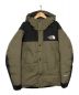 THE NORTH FACE（ザ ノース フェイス）の古着「マウンテンダウンジャケット」｜カーキ×ブラック