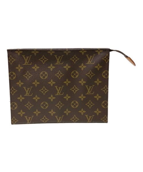 LOUIS VUITTON（ルイ ヴィトン）LOUIS VUITTON (ルイ ヴィトン) モノグラム ポシェット トワレット26 ブラウンの古着・服飾アイテム