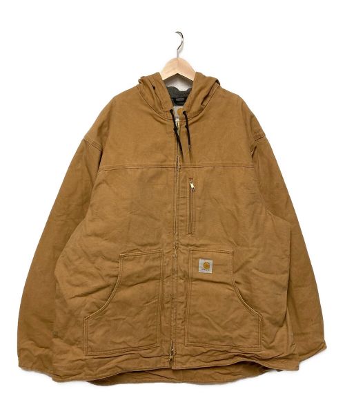 CarHartt（カーハート）CarHartt (カーハート) フーデッドアクティブジャケット ブラウン サイズ:XXLの古着・服飾アイテム