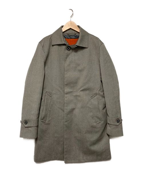 MACKINTOSH（マッキントッシュ）MACKINTOSH (マッキントッシュ) ゴム引きステンカラーコート グレー サイズ:38の古着・服飾アイテム