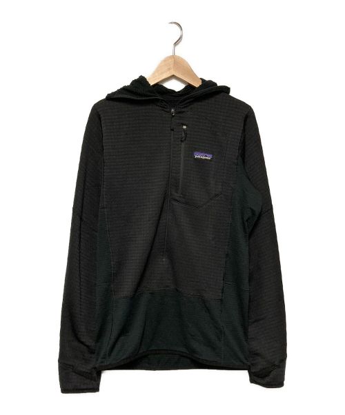 Patagonia（パタゴニア）Patagonia (パタゴニア) R1 プルオーバー フーディ ブラック サイズ:Ｓの古着・服飾アイテム