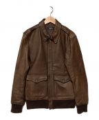 A.P.C.アーペーセー）の古着「A-2レザーフライトジャケット」｜ブラウン