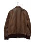 A.P.C. (アー・ペー・セー) A-2レザーフライトジャケット ブラウン サイズ:Ｓ：19800円