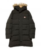 DANTONダントン）の古着「FAKE FAR HOODED DOWN COAT」｜ブラック