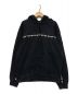 SUPREME（シュプリーム）の古着「18AW Text Stripe Hooded Sweatshirt」｜ブラック