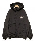 X-LARGEエクストララージ）の古着「NYLON PUFFER JACKET / 中綿ジャケット」｜ブラック