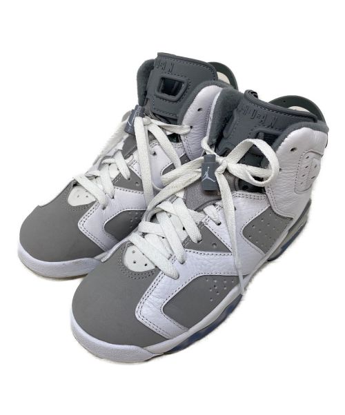 NIKE（ナイキ）NIKE (ナイキ) AIR JORDAN 6 RETRO GS  ホワイト×グレー サイズ:US4Yの古着・服飾アイテム