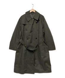 DESCENTE PAUSE（デサントポーズ）の古着「WOOL MIX TRENCH COAT」｜グレー