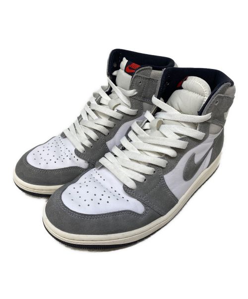 NIKE（ナイキ）NIKE (ナイキ) AIR JORDAN 1 RETRO HIGH OG グレー サイズ:US9の古着・服飾アイテム