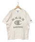 Champion REVERSE WEAVE（チャンピオンリバースウィーブ）の古着「リバースウィーブプリントTシャツ」｜ホワイト