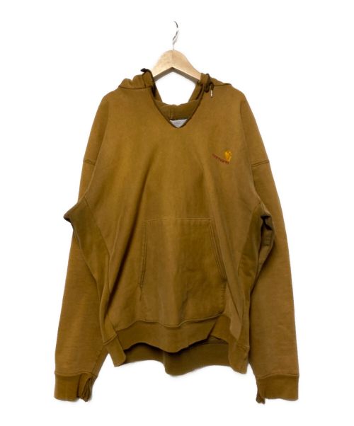 CarHartt（カーハート）CarHartt (カーハート) 80-90's プルオーバーパーカー ブラウン サイズ:実寸参照の古着・服飾アイテム