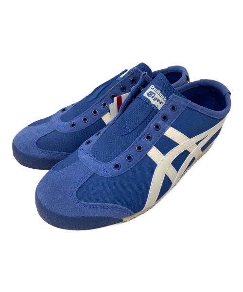 Onitsuka Tiger（オニツカタイガー）Onitsuka Tiger (オニツカタイガー) MEXICO 66 SLIP-ON ネイビー サイズ:US7.5 未使用品の古着・服飾アイテム