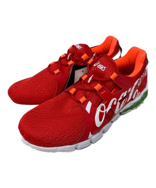 asics（アシックス）asics (アシックス) Coca Cola (コカコーラ) GEL-QUANTUM 90 TYO レッド サイズ:US8 未使用品の古着・服飾アイテム