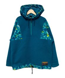 DESCENTE（デサント）の古着「ハーフジップフリースジャケット」｜ブルー