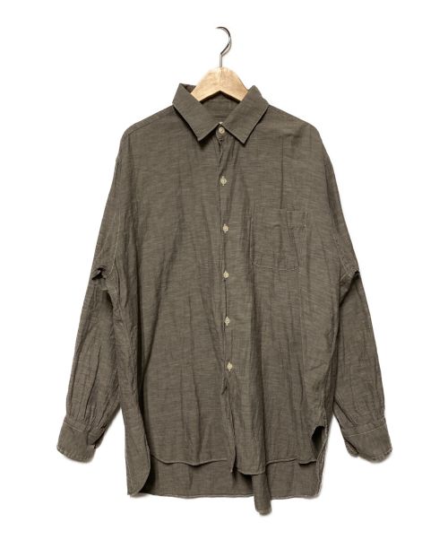 KAPTAIN SUNSHINE（キャプテンサンシャイン）KAPTAIN SUNSHINE (キャプテンサンシャイン) Regular Collar Shirt グレー サイズ:38の古着・服飾アイテム