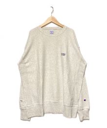 Champion REVERSE WEAVE×Pilgrim（チャンピオン リバース ウィーブ×ピルグリム）の古着「長袖カットソー」｜グレー