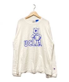 Champion×UCLA（チャンピオン×ユーシーエルエー）の古着「UCLAプリントロングスリーブTシャツ」｜ホワイト