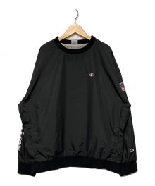 Champion×BEAMS（チャンピオン×ビームス）の古着「裏地メッシュナイロンプルオーバー」｜ブラック