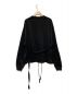 fujimoto (フジモト) CUTTING LINEN SWEAT JACKET ブラック サイズ:F 未使用品：20000円