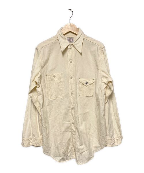 ANATOMICA（アナトミカ）ANATOMICA (アナトミカ) BIG YANK (ビッグヤンク) ワークシャツ アイボリー サイズ:15の古着・服飾アイテム