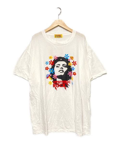 Hysteric Glamour（ヒステリックグラマー）Hysteric Glamour (ヒステリックグラマー) HYS FLOWER刺繍オーバーサイズTシャツ ホワイト サイズ:F 未使用品の古着・服飾アイテム