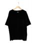 BLURHMS（ブラームス）の古着「Linen Pile Pocket Tee」｜ブラック