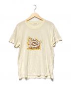 beautiful peopleビューティフルピープル）の古着「100/2 supima bear spangles T-shirt」｜ベージュ